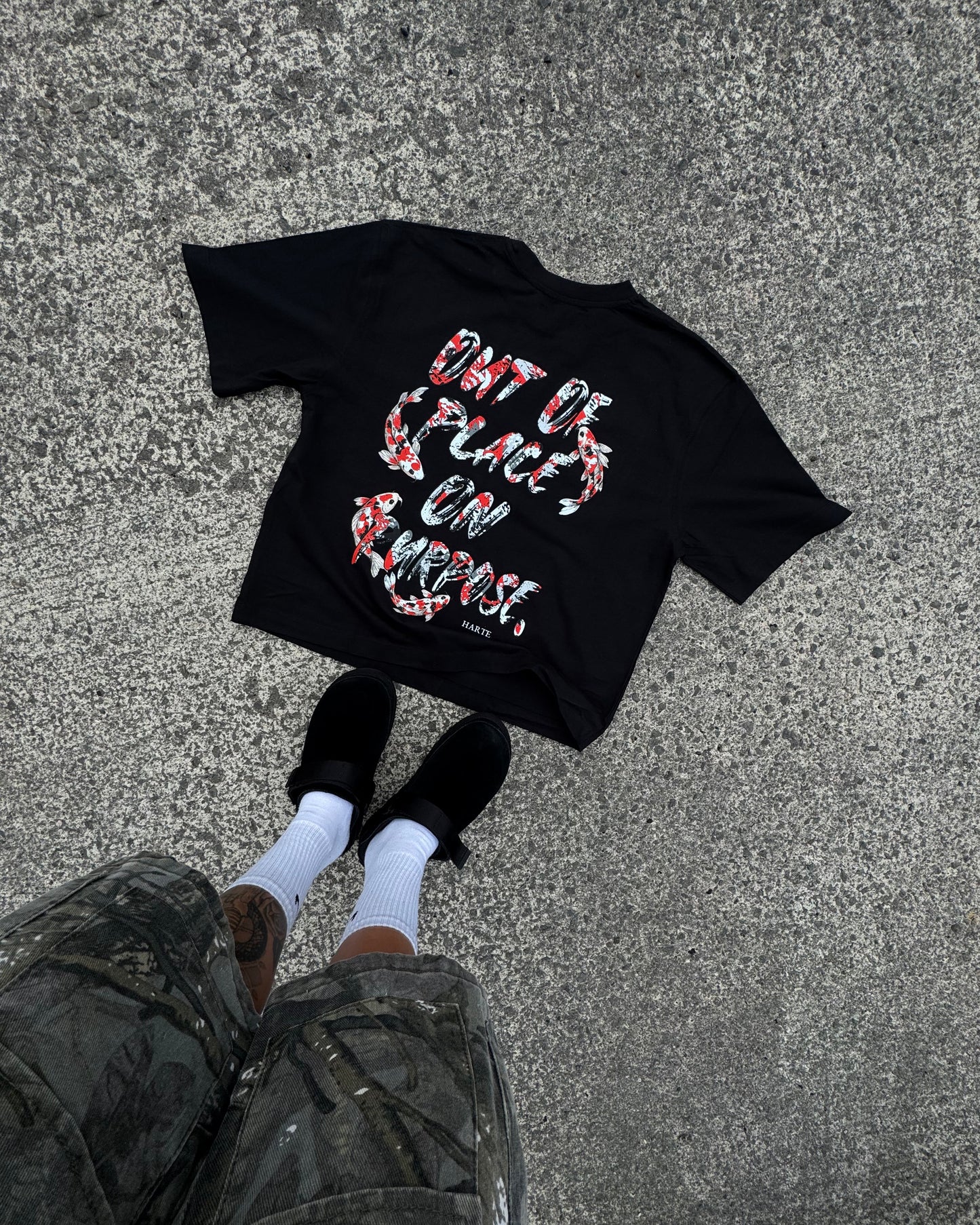 Harte KOI T-Shirt BLK