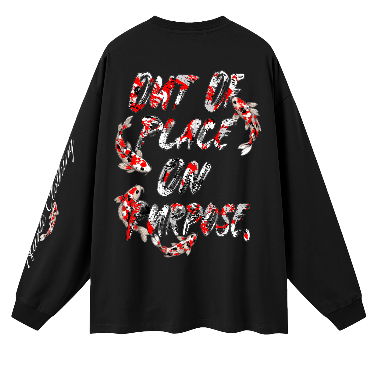 Harte KOI LS T-Shirt BLK