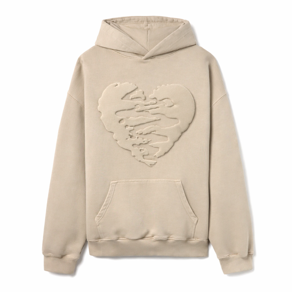 Harte EMBOSSED Hoodie TAN