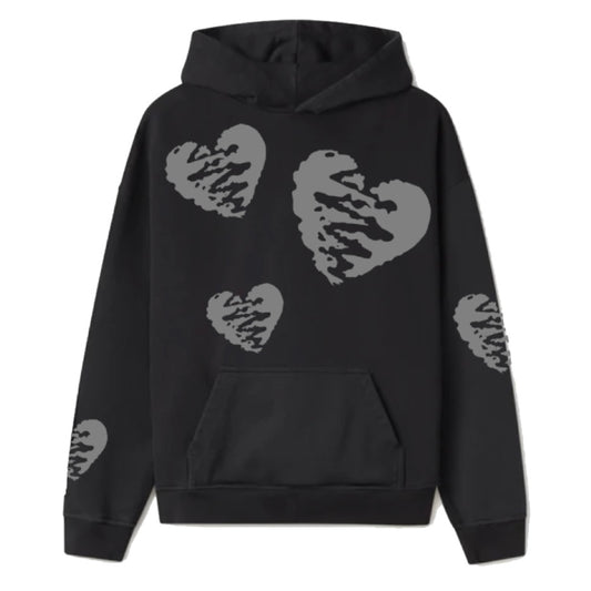 Harte BROKEN Hoodie BLK/GRY