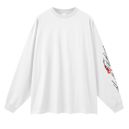 Harte KOI LS T-Shirt WHT