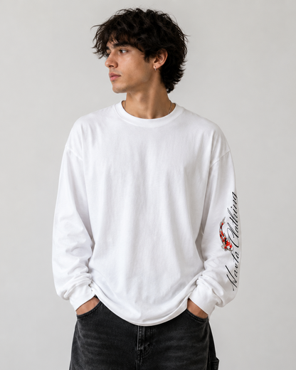 Harte KOI LS T-Shirt WHT