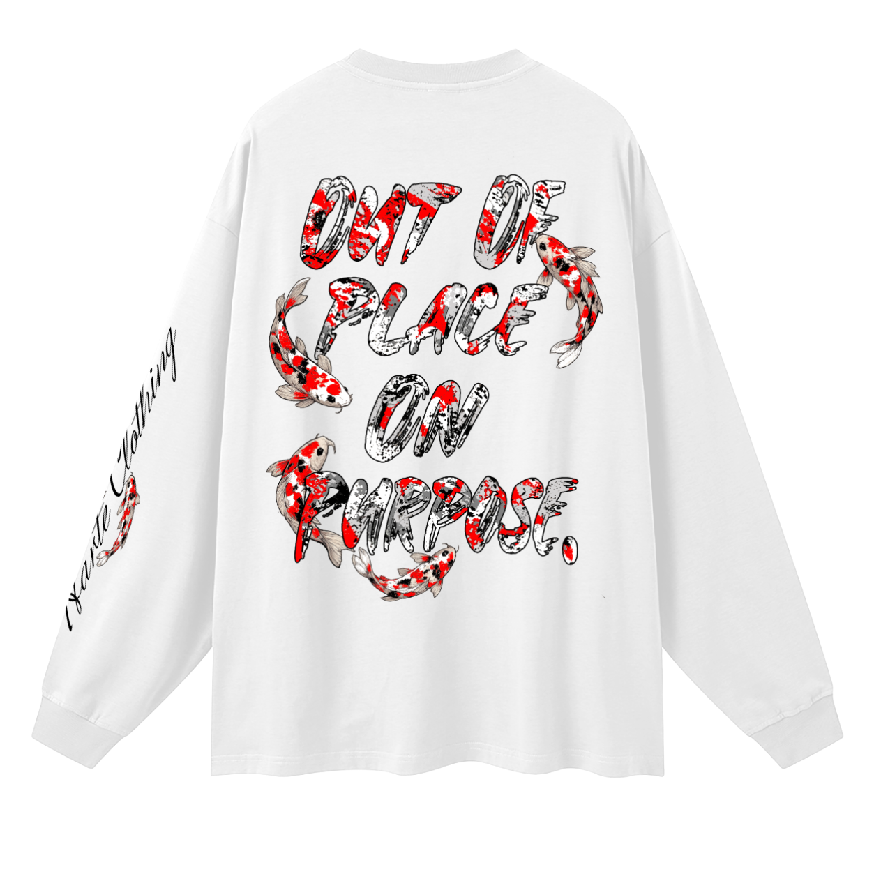 Harte KOI LS T-Shirt WHT