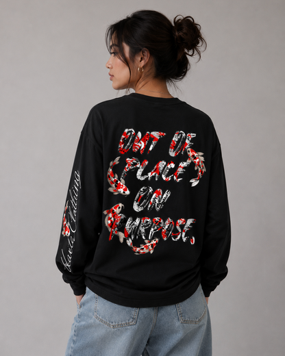 Harte KOI LS T-Shirt BLK