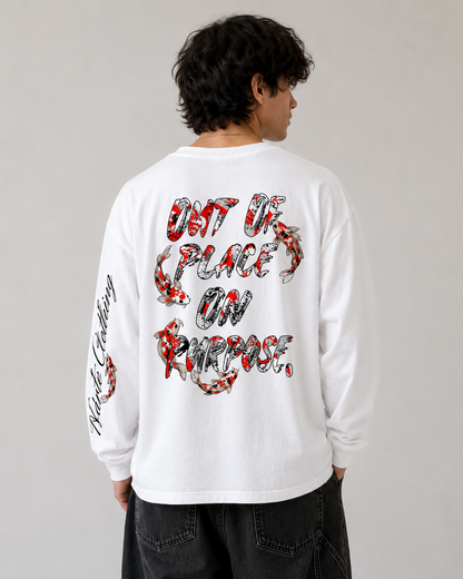 Harte KOI LS T-Shirt WHT