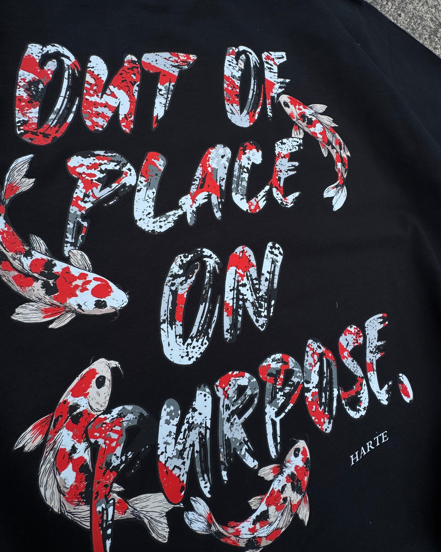 Harte KOI T-Shirt BLK